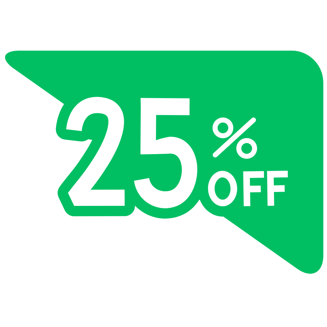 25% off