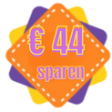 44 euro sparen