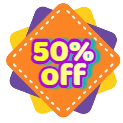 50% off