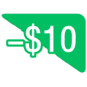 10 usd off